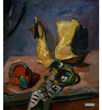 Still Life With Yellow Boots