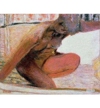 Nude Crouching In The Bath, 1940