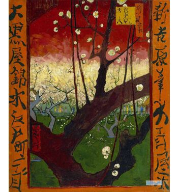 Flowering Plum Orchard After Hiroshige 1887
