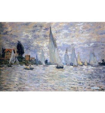 The Boats Regatta At Argenteuil 1874