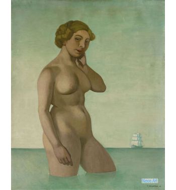 Nude With A Frigate, 1916