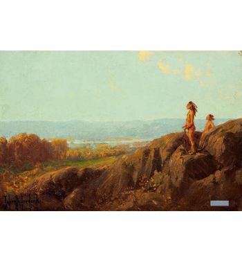Landscape With Indian Scouts