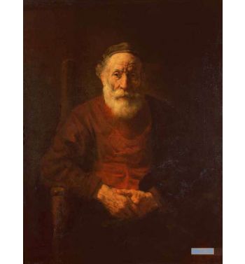 Portrait Of An Old Man In Red