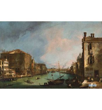 The Grand Canal In Venice With The Palazzo Corner Ca'Grande 