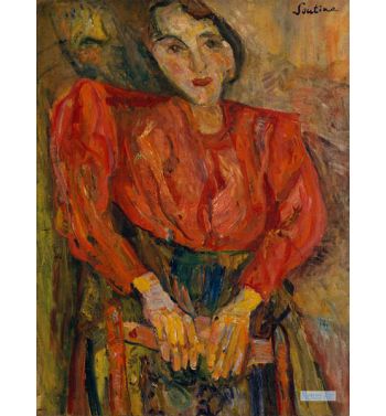 Woman In Red Blouse