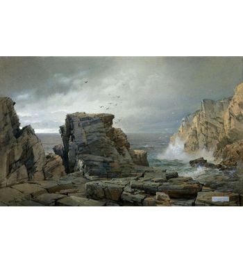 A Rocky Coast, 1877