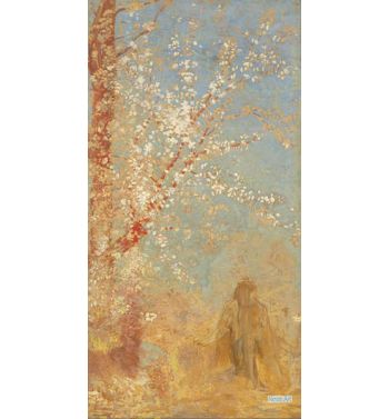 Figure Under A Blossoming Tree