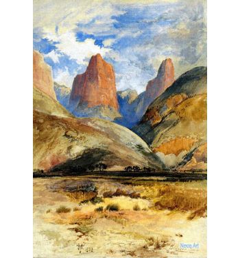 Colburns Butte, South Utah, 1873