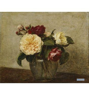 Red And Yellow Roses, 1879