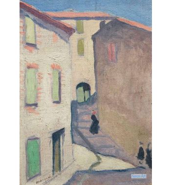 Rising Street In Collioure, 1912