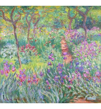 The Iris Garden At Giverny 1899-1900