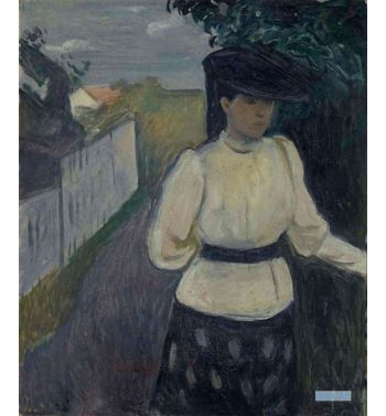 Inger In A White Blouse, 1891