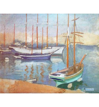Sailboats In Marseille