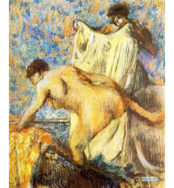 Woman Coming Out Of The Bath