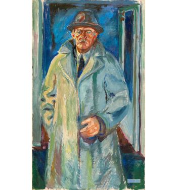 Self Portrait In Hat And Coat, 1924