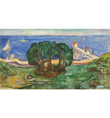 Trees By The Beach, The Linde Frieze, 1904