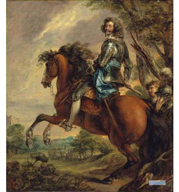 Equestrian Portrait Of Albert Duc d'Arenberg Prince Of Barbonçon