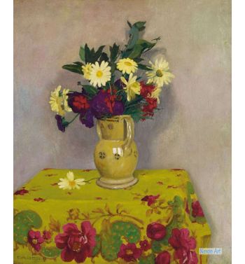 Yellow Daisies And Various Flowers, 1911
