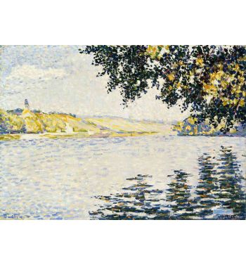 View Of The Seine At Herblay