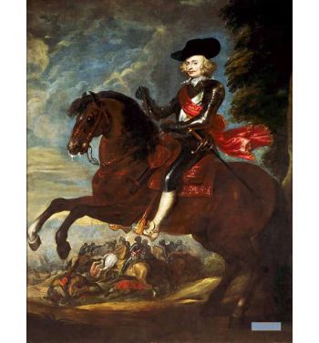 Cardinal-Infante Ferdinand On Horseback In The Battle Of Noerdlingen