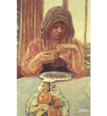 Woman With A Bowl Of Fruit
