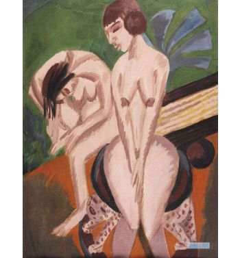 Two Nudes In The Room, Two Acts In The Room, 1914