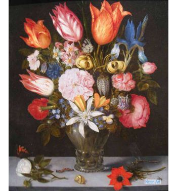 Flowers In A Glass 