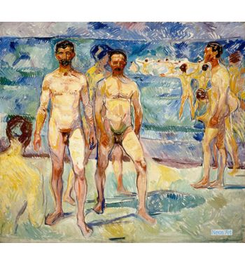 Bathing Men, 1907 1908