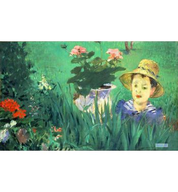 Boy In Flowers (Jacques Hoschedé)