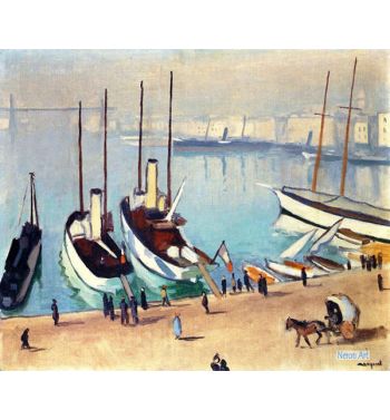 The Old Port At Marseille, 1917
