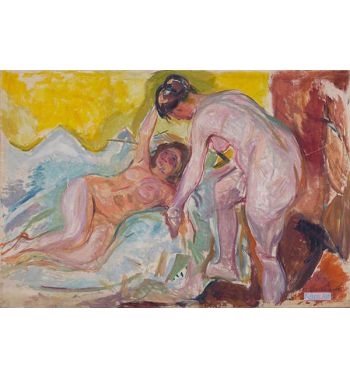 Female Nudes, Standing And Lying Down, 1917