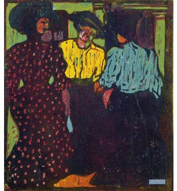 Three Women Talking, 1907