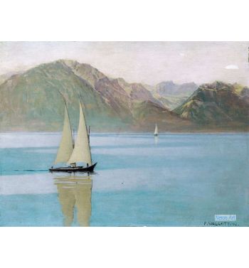 Boat On Lake Geneva, 1892