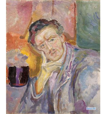 Self Portrait With Hand Under Cheek, 1911