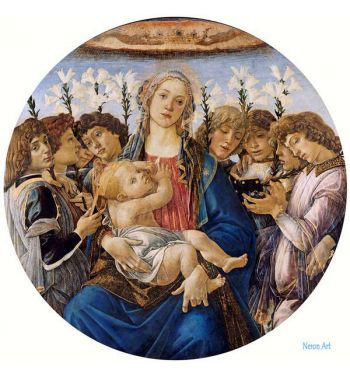 Mary With The Child And Singing Angels
