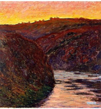 The Creuse At Sunset 1889