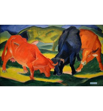 Fighting Cows, 1911