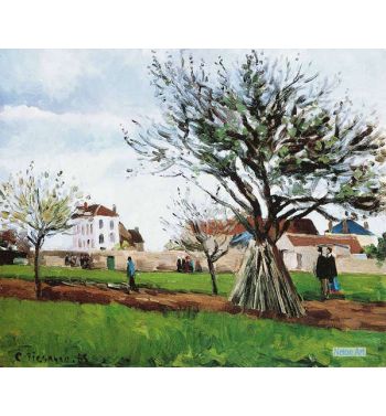 Apple Trees At Pontoise The House Of Pere Galien