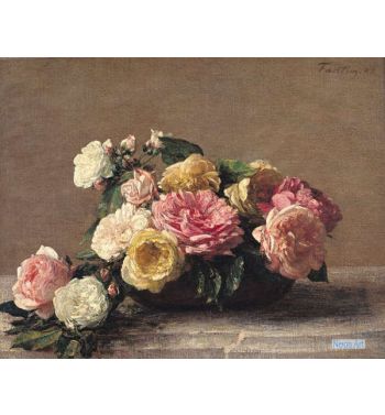 Roses In A Dish, 1882