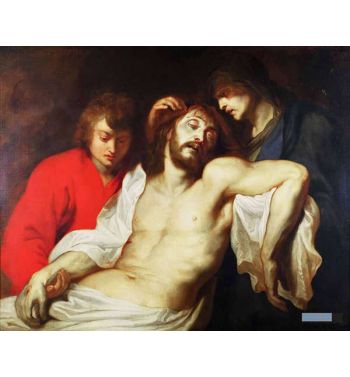 Lamentation Over The Dead Christ With The Virgin And St John