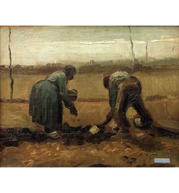 Peasants Planting Potatoes 