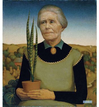 Woman With Plants