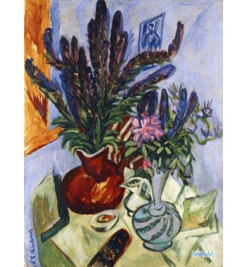 Still Life With A Vase Of Flowers, Stilleben Mit Blumenvasen