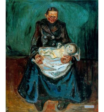 Inheritance, Woman With Sick Child, 1906