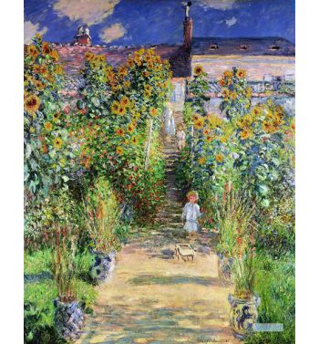 Monet's Garden At Vétheuil 1880
