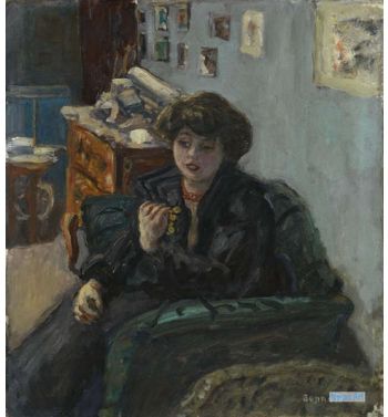 Young Woman In An Interior, c1906