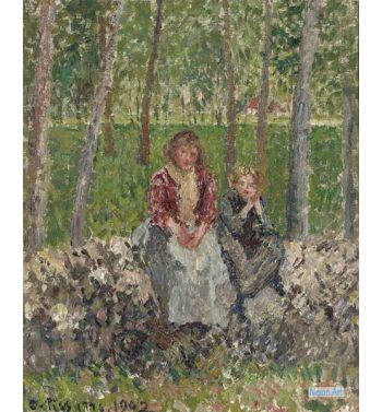 Peasants Under The Trees In Moret