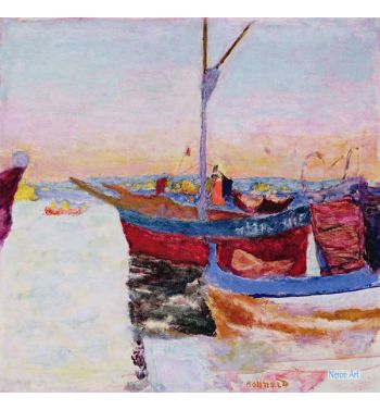 Boats At Cannes, Dusk, 1924
