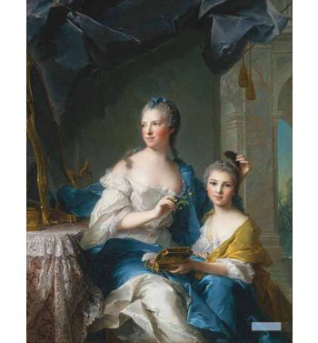 Madame Marsollier And Her Daughter