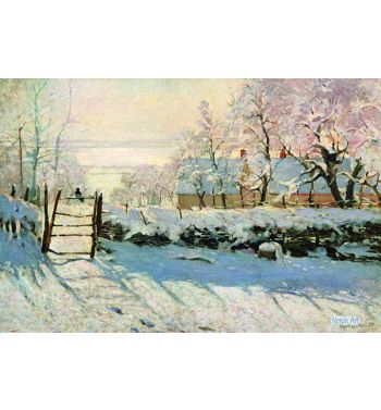 The Magpie In Winter Landscape